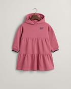 GANT Tiered Hoodie Dress -  Powder Rose image