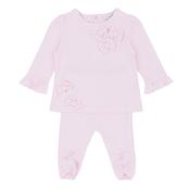 Blues Baby Girls Diamante Bow Trouser Set image