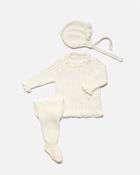 Juliana Ivory 3pce Knitted Set with Lace image