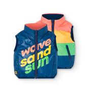 Boboli Reversible Colour Block Body Vest image