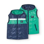 Boboli Reversible Body Vest - Navy &amp;amp; Green image