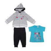 Babybol 3pce Navy Stripe Jogger Set image