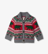 Hatley Knit Bear Shawl Collar Cardigan
