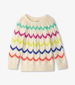 Hatley Rainbow Chevron Pullover Sweater image