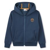 Timberland Blue hooded fleece cardigan image