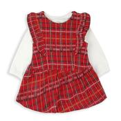 Babybol Red Check Pinafore Set image