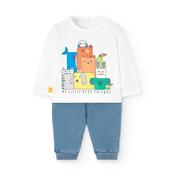 Boboli Baby Boy Mimosa Trouser Set image