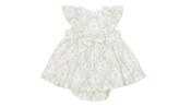 Deolinda Toddler Girl Ruffle Dress and Bloomer Set