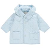 Emile et Rose Curtis Blue Quilted Jacket with Hood