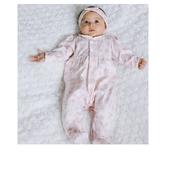 Emile et Rose Joanne Girls Floral Print Babygrow and Hairband