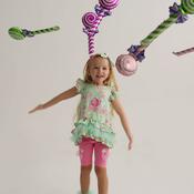 Daga More Sugar Ruffle Tunic &amp;amp; Capri Leggings Set