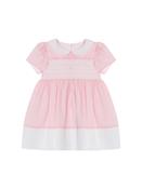 Patachou Pink and White Collar Dress image
