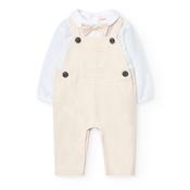 Boboli Linen Dungaree Set image