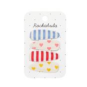 Rockahula Vintage Rainbow Fabric Clip Set