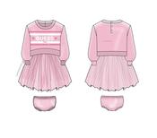Guess Cotton Candy Pink Dress