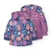 Boboli Meadows Flowers Print Reversible Coat