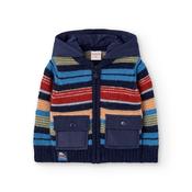 Boboli Striped Knitted Cardigan / Jacket
