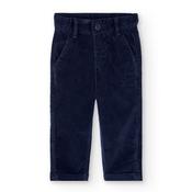 Boboli Micro Corduroy Navy Trouser