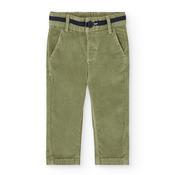 Boboli Green Micro Corduroy Trouser