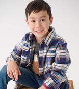 Hatley Mountain Top Plaid Buttondown Fleece Shirt image