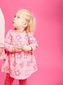 Agatha Ruiz De La Prada Floral Jersey Dress and Tights image