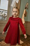 Patachou Red Pleat Dress