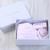 Emile et Rose Nox Pink New Baby Gift Set image