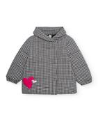 Tuc Tuc Black Vichy Heart Coat image