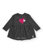 Tuc Tuc Grey and Black Vichy Dress image