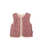 Tutto Piccolo Red Floral Reversible Gilet image