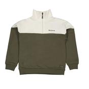 Quapi Green and White Half-zip image