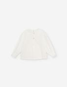 Zippy Button Down Blouse With Collar