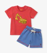 Hatley Digger Tee and Short Set image