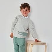 Boboli Cocodrile Round Neck Knit Pullover image
