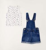 I DO Sarabanda You are loved Dungaree set