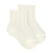 Condor Linen Pattern short socks - 303 image