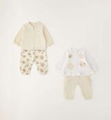 IDO 4 piece Beige Jogging Sets