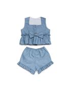 Juliana Blue Denim Short Set