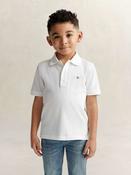 Gant Kids White Shield Piqué Polo Shirt image