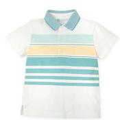 Tutto Piccolo Short Sleeve Striped Polo