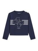 Guess Blackened Blue Midi L/S Top