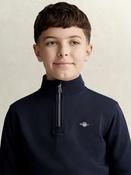 Gant Kids Shield Navy Half-Zip Sweatshirt image