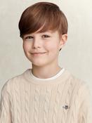 Gant Shield Cotton Cable Creamed White Sweater image