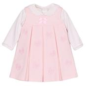 Emile et Rose Mitzi Girls Pink Pinafore Dress image