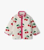 Hatley Big Flowers Faux Sherpa Jacket image