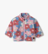 Hatley Big Flowers Faux Sherpa Jacket image