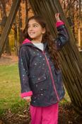 Hatley Rainbow Cherry Rain Coat image