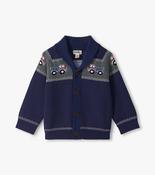 Hatley Trucks Shawl Collar Cardigan