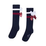 A' Dee Astrid Stripe and Bow Knee Sock image