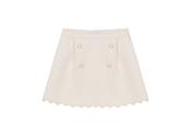 Patachou Ivory Fluffy Skirt with Ricrac Trim image